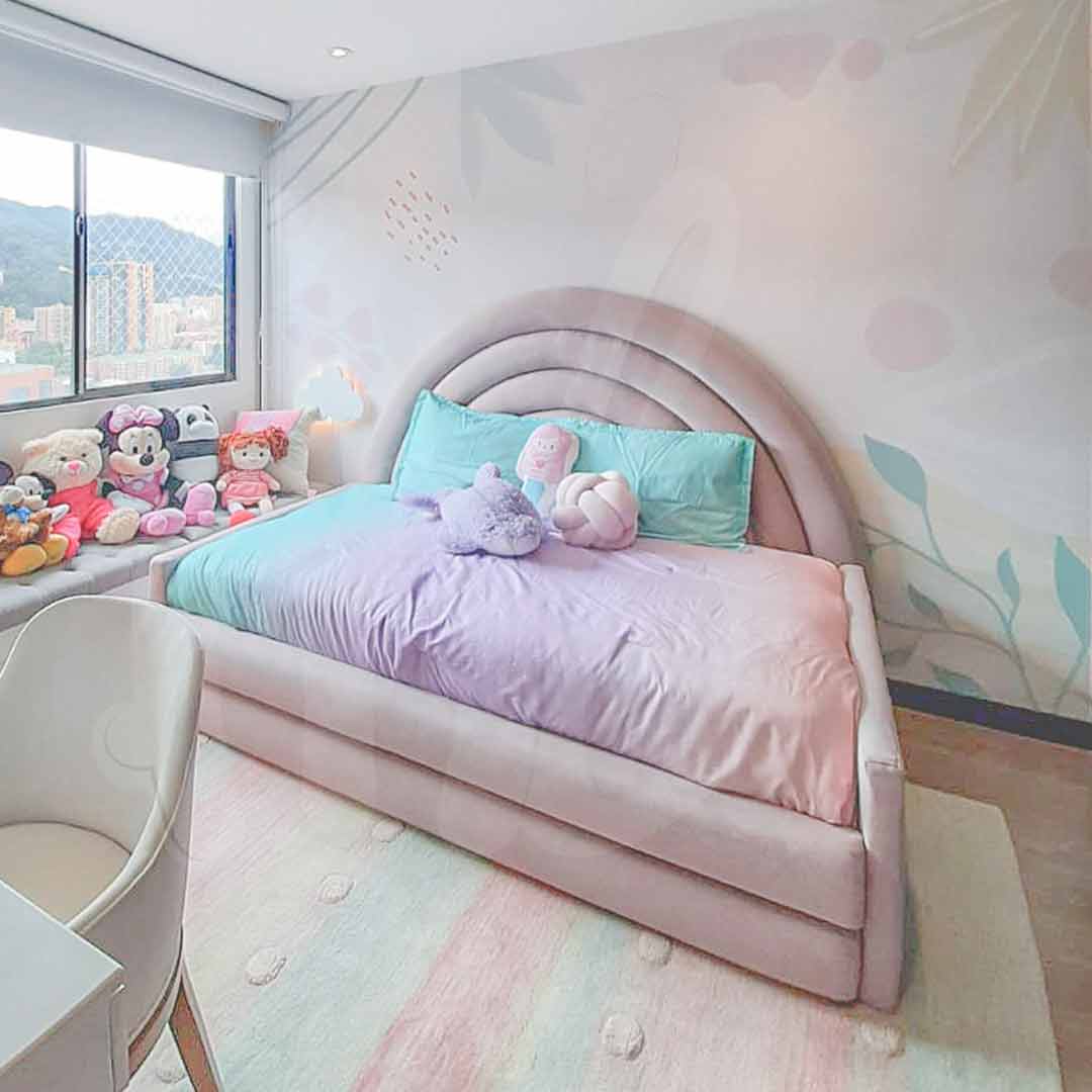 camas para niños con arco iris